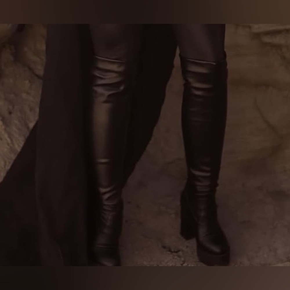 Over-the-knee, Black, size 5.5 - Picture 4 of 15